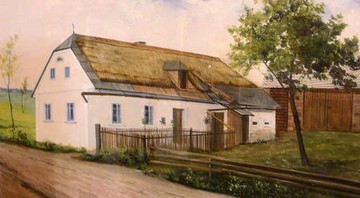 A aquarela Farmstead, feita por Hitler em 1914, vai a leilão em Nuremberg - AP