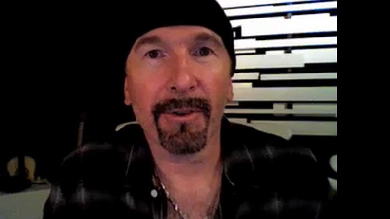 The Edge dá recado sobre saúde de Bono em vídeo publicado no site oficial - Reprodução