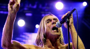 Iggy Pop em 2006, no show realizado no Montreux Jazz Festival, em Montreau, França - AP