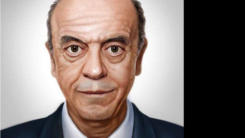 RS entrevista José Serra - Ilustração Marcelo Calenda