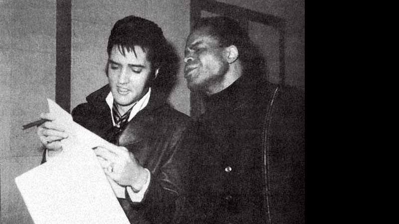 Elvis e Hamilton em 1969 - Reprodução