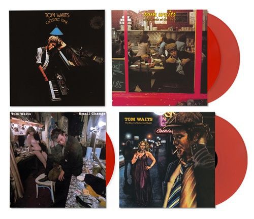 Os discos de Tom Waits que serão relançados em dezembro - Reprodução/Site oficial