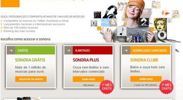 Sonora traz novos planos com direito a download permanente - Reprodução