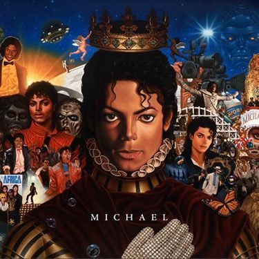 A capa do já polêmico disco <i>Michael</i>, que traz a faixa "Hold My Hand" - Reprodução