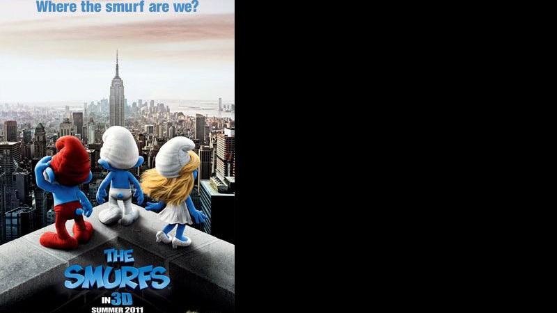 <i>The Smurfs</i> tem pôster divulgado - Reprodução