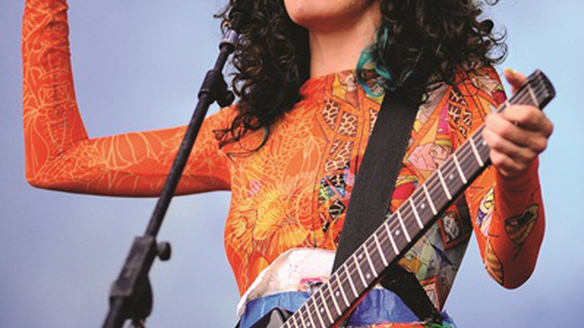 Cibelle se apresentou ao lado de Karina Buhr, Amora Pêra e Marcelo Yuka no Rock in Rio - Joselia Frasao/Estacio