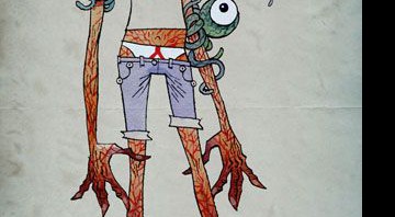 Desenho de Jamie Hewlett mostra a nova integrante virtual do Gorillaz - Reprodução/Site oficial