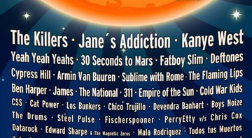 Lollapalooza Chile, que acontece em abril, tem line-up divulgado - Reprodução