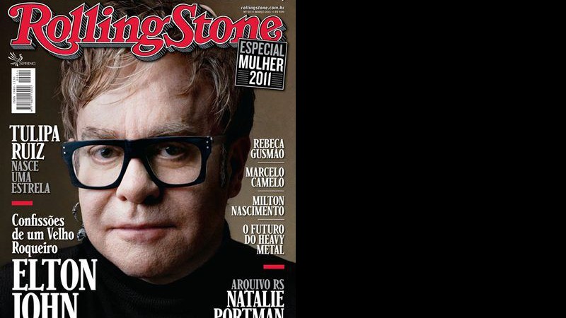 Elton John está na capa da edição 54 da <i>Rolling Stone Brasil</i>