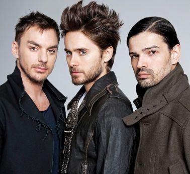 <b>INDO MAIS LONGE</b> O 30 Seconds to Mars (com Jared Leto ao centro) quer ousar mais - EMI MUSIC/DIVULGAÇÃO