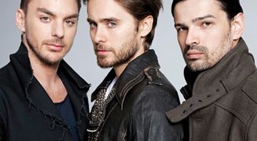 <b>INDO MAIS LONGE</b> O 30 Seconds to Mars (com Jared Leto ao centro) quer ousar mais - EMI MUSIC/DIVULGAÇÃO