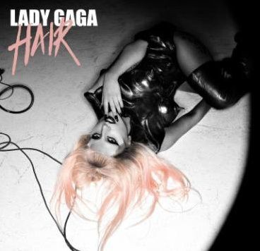 A capa do single "Hair", de Lady Gaga - Reprodução/Facebook oficial