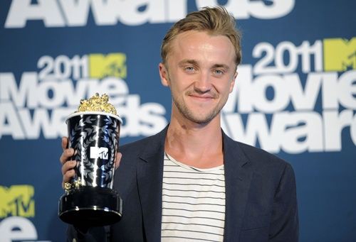 Tom Felton, eleito o melhor vilão graças a Draco Malfoy, da cinessérie <i>Harry Potter</i> - AP