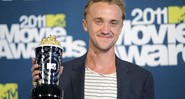 Tom Felton, eleito o melhor vilão graças a Draco Malfoy, da cinessérie <i>Harry Potter</i> - AP