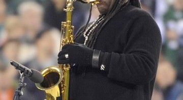 Clarence Clemons em dezembro de 2010 - AP