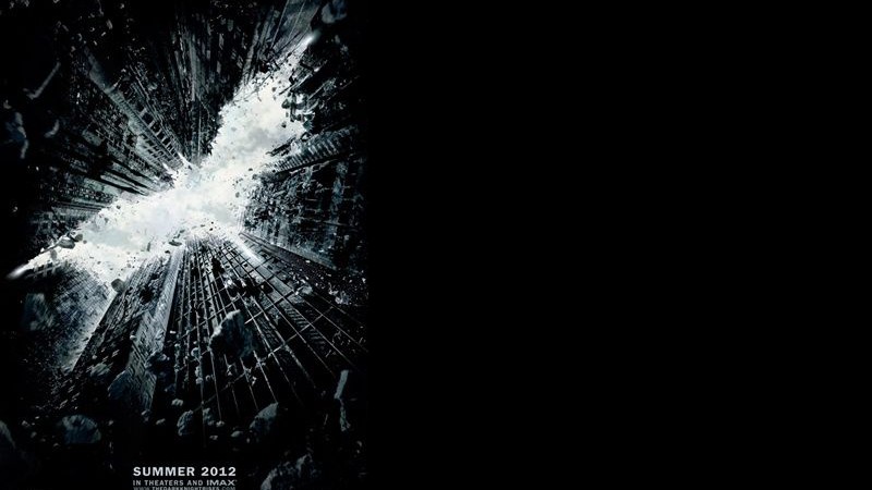 O primeiro pôster de <i>The Dark Knight Rises</i> - Divulgação