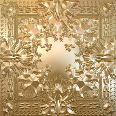 A capa de <i>Watch the Throne</i>, de autoria do estilista Riccardo Tisci. - Reprodução