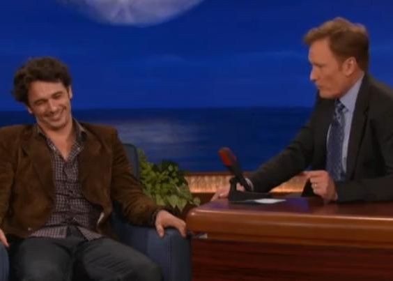 James Franco falou abertamente sobre sexo durante entrevista com Conan O'Brien na última quarta, 10 - Reprodução/YouTube