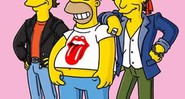 os simpsons, the rolling stones, mick jagger, keith richards - Reprodução