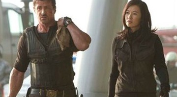 Yu Nan no set de <i>Os Mercenários</i> - Divulgação