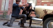 Yu Nan no set de <i>Os Mercenários</i> - Divulgação