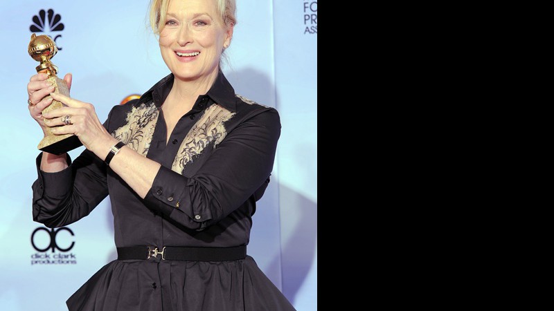 Meryl Streep no Globo de Ouro - AP