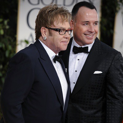 Elton John e David Furnish - AP