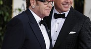 Elton John e David Furnish - AP