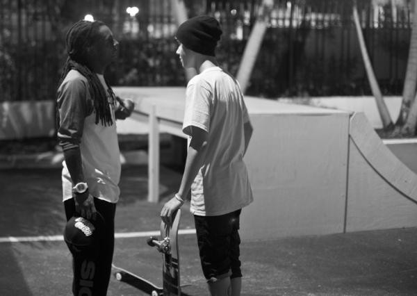 Lil Wayne e Justin Bieber - Reprodução/Twitter oficial