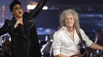 Adam Lambert e Brian May - AP