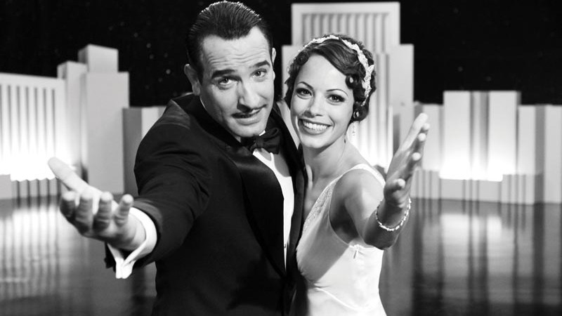 <b>DE VOLTA AOS ANOS 20 </b> Dujardin e Bérénice nos primórdios do cinema - divulgação