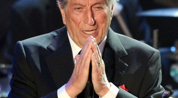 Tony Bennett na festa pré-Grammy de Clive Davis - AP