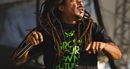 O Rappa, do vocalista Falcão, começou sua apresentação no Palco Cidade Jardim do Lollapalooza neste sábado, 7, com "Reza Vela". - Divulgação/Lollapalooza Brasil