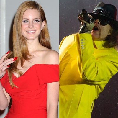 Axl Rose e Lana Del Rey - AP