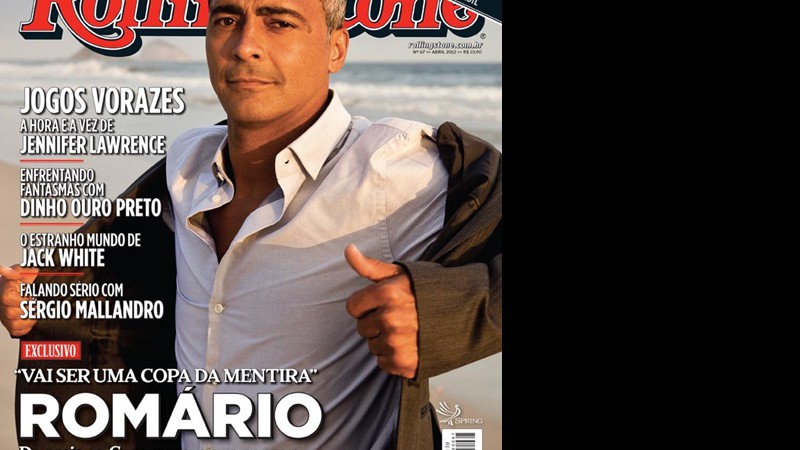 Romário na capa da edição 67 da <i>Rolling Stone Brasil</i>