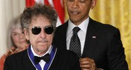 Bob Dylan e Obama - AP