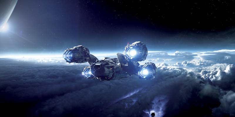 CONDUÇÃO</b> Prometheus, a nave que dá nome ao filme. - Delson Silva