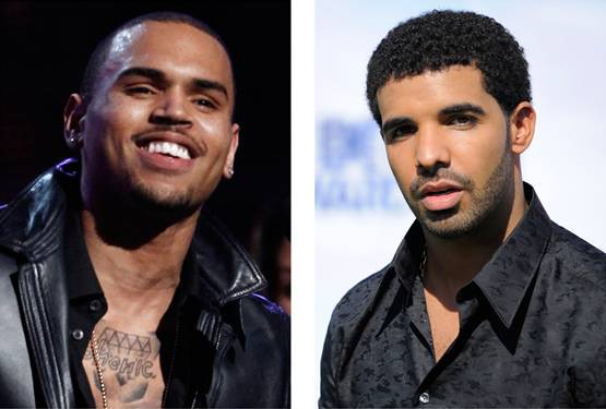 Chris Brown e Drake - AP