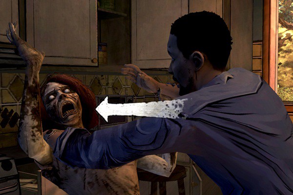 Imagem do game <i>The Walkingt Dead – Episode 1: A New Day</i>  - Divulgação