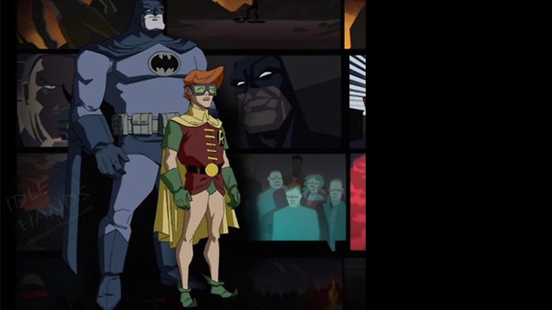 "Batman - O Cavaleiro das Trevas" - animação - reprodução video