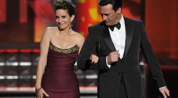 John Hamm e Tina Fey - AP