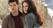 ENFIM O FIM
Lautner e Kristen Stewart em Amanhecer - Divulgação