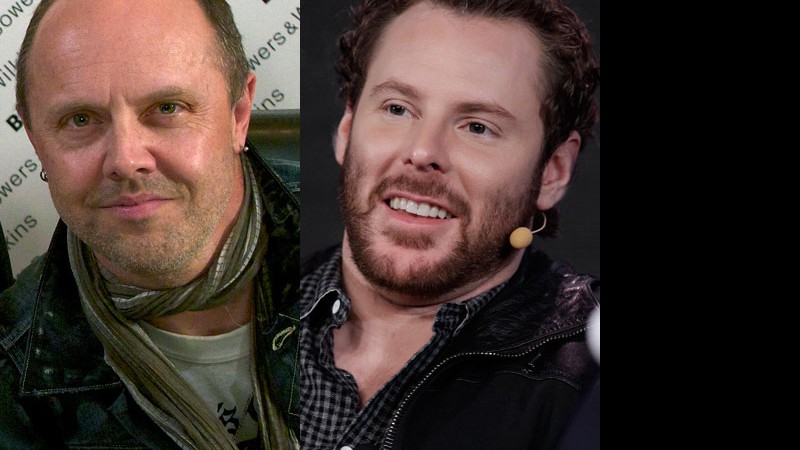 Lars Ulrick e Sean Parker - AP