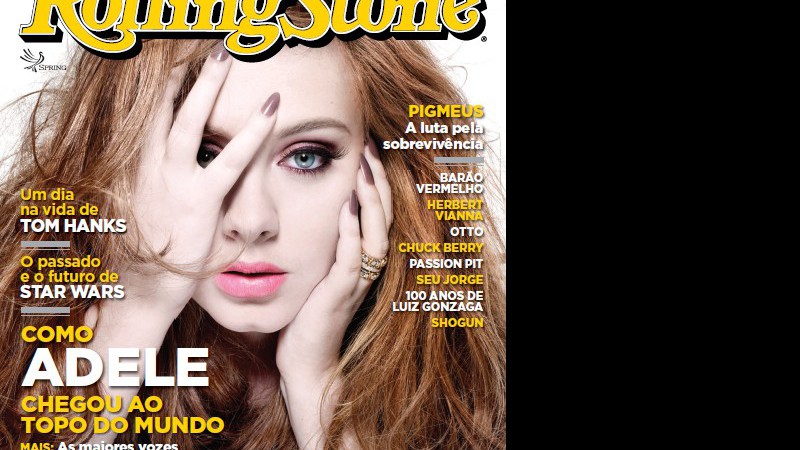 Adele na capa da Edição 75 da <i>Rolling Stone Brasil</i> - Divulgação