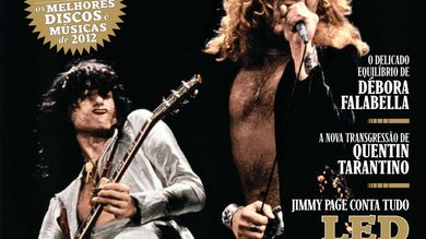 Jimmy Page e Robert Plant na capa da edição de janeiro da <i>Rolling Stone Brasil</i> - AP