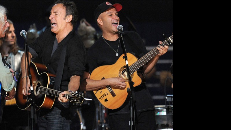 Bruce Springsteen e Tom Morello - AP