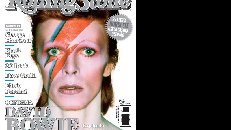 David Bowie estampa a capa da edição 77 da <i>Rolling Stone Brasil</i>