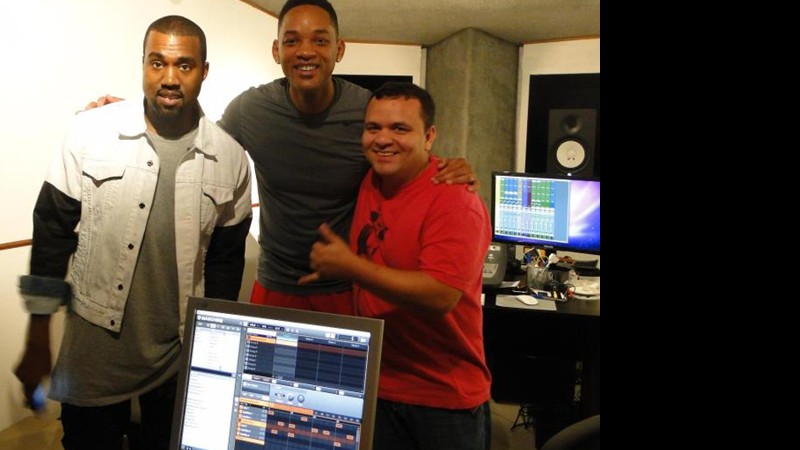 Kanye West, Will Smith e Batutinha - Reprodução / Facebook