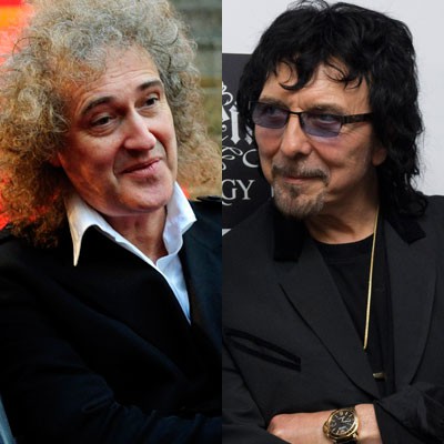 Brian May e Tony Iommi - AP