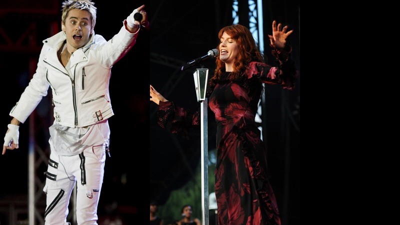 Montagem: 30 Seconds To Mars e Florence + The Machine' - Montagem / AP